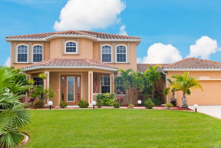 Image of house with green grass